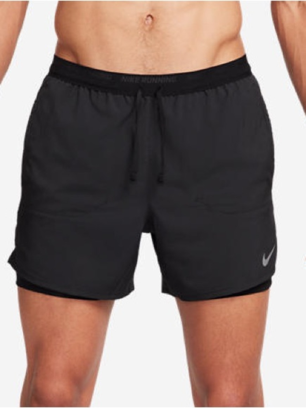Nike Black Athletic 2-in-1 Training Shorts